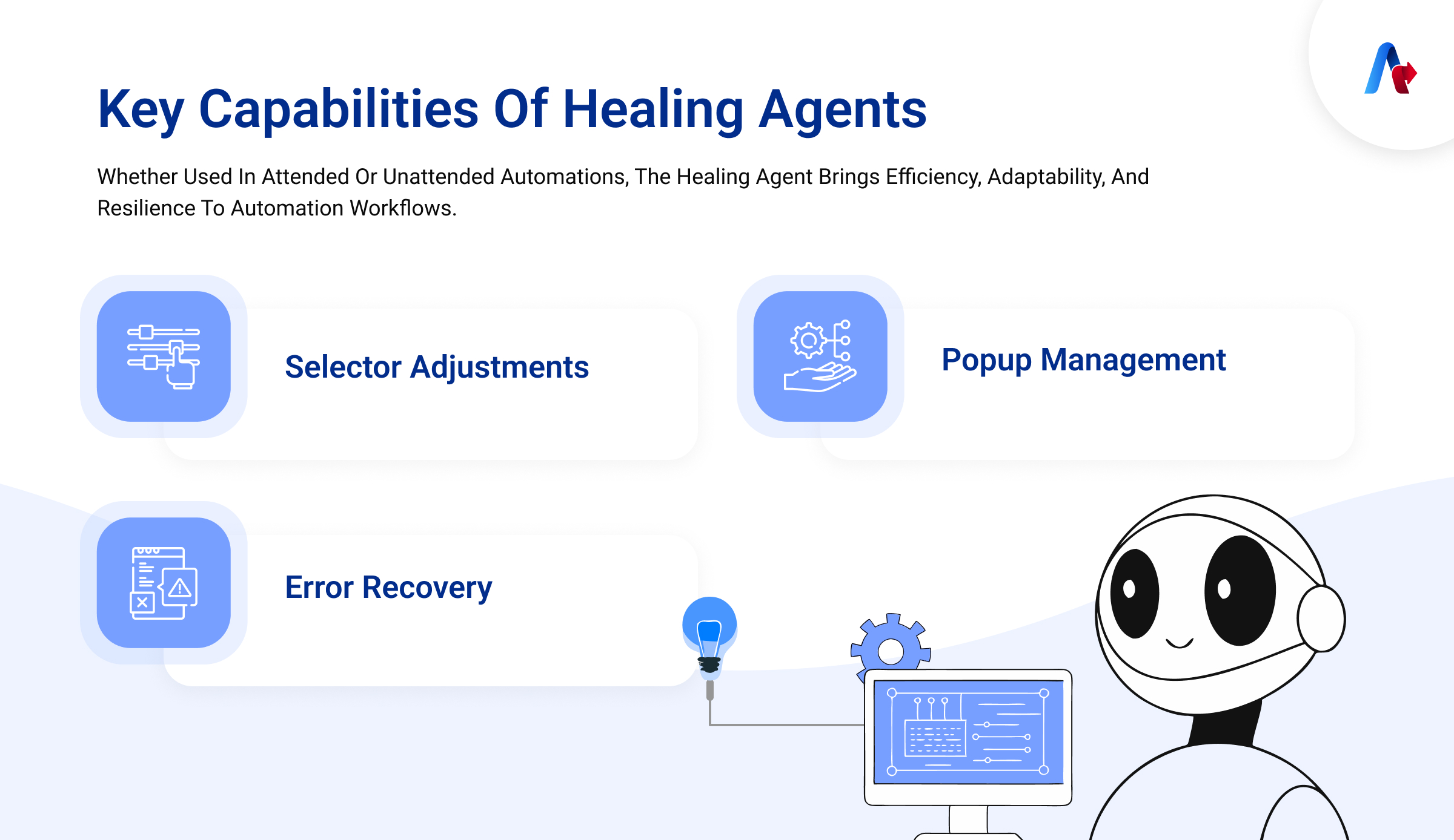 Key Capabilities of Healing Agents